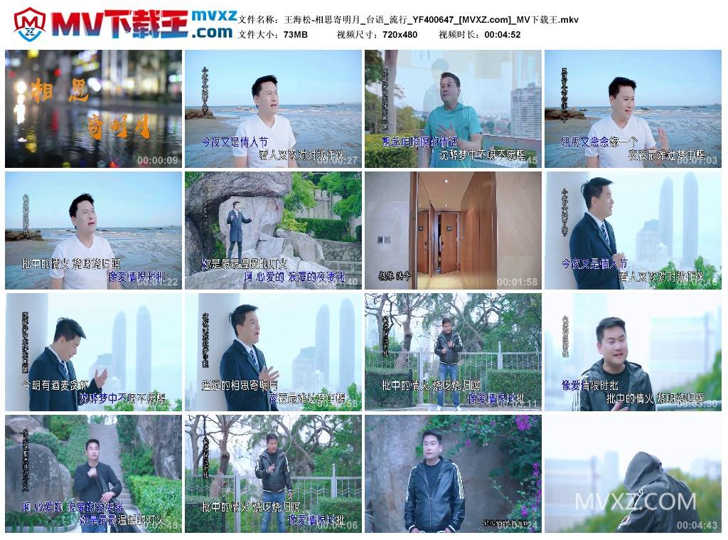 王海松-相思寄明月_台语_流行_YF400647